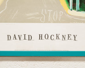 Dave Hockney Vintage Poster Framed