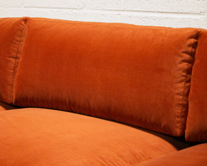 Sebastian 7 Piece Sofa in Rust