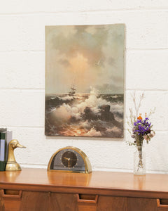 Ship at Sea Oil Painting