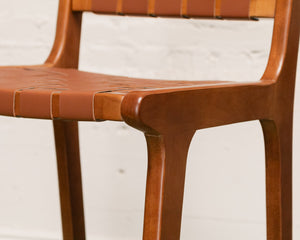 Cora Leather Bar Stool