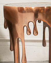 Load image into Gallery viewer, Volcano Drip Side Table in Copper
