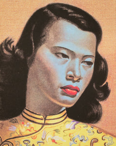Portrait of Woman Print by Tretchiko