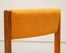 Load image into Gallery viewer, Tangerine Danish Modern Chair Restored
