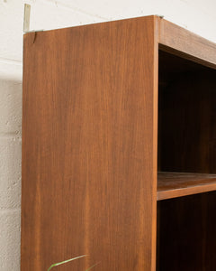 Walnut Desk Cabinet Shelf