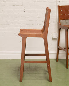 Cora Leather Bar Stool