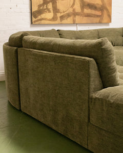 Prima 3 Piece Sofa in Marley Olive