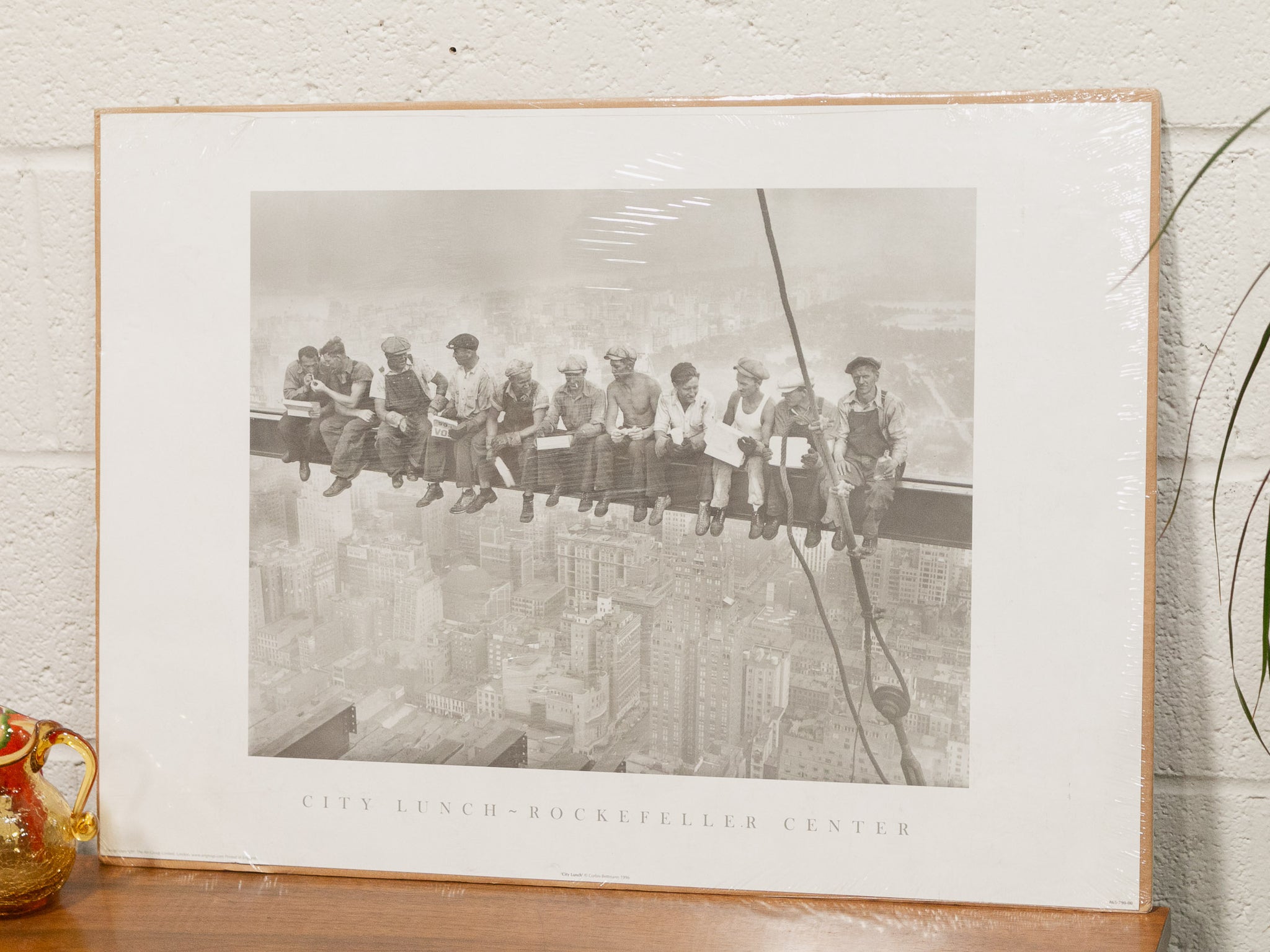 City Lunch Rockefeller Center Poster – Sunbeam Vintage