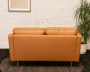 Maggie Leather Loveseat