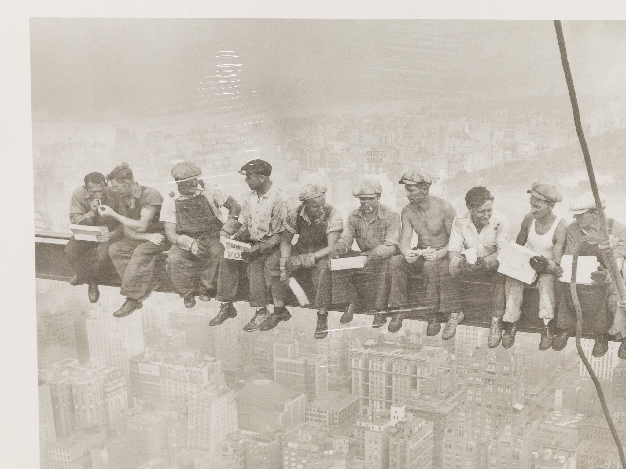 City Lunch Rockefeller Center Poster – Sunbeam Vintage