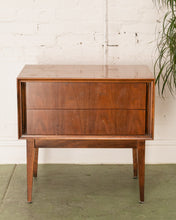 Load image into Gallery viewer, Walnut Single Nightstand by Thomasville
