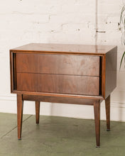 Load image into Gallery viewer, Walnut Single Nightstand by Thomasville
