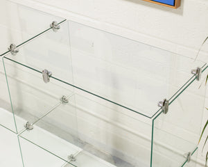 Glass Retail Closet Shelf