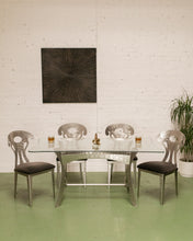 Load image into Gallery viewer, Industrial Post Modern Dining Table
