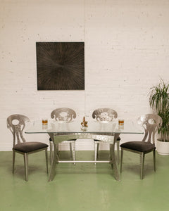 Industrial Post Modern Dining Table