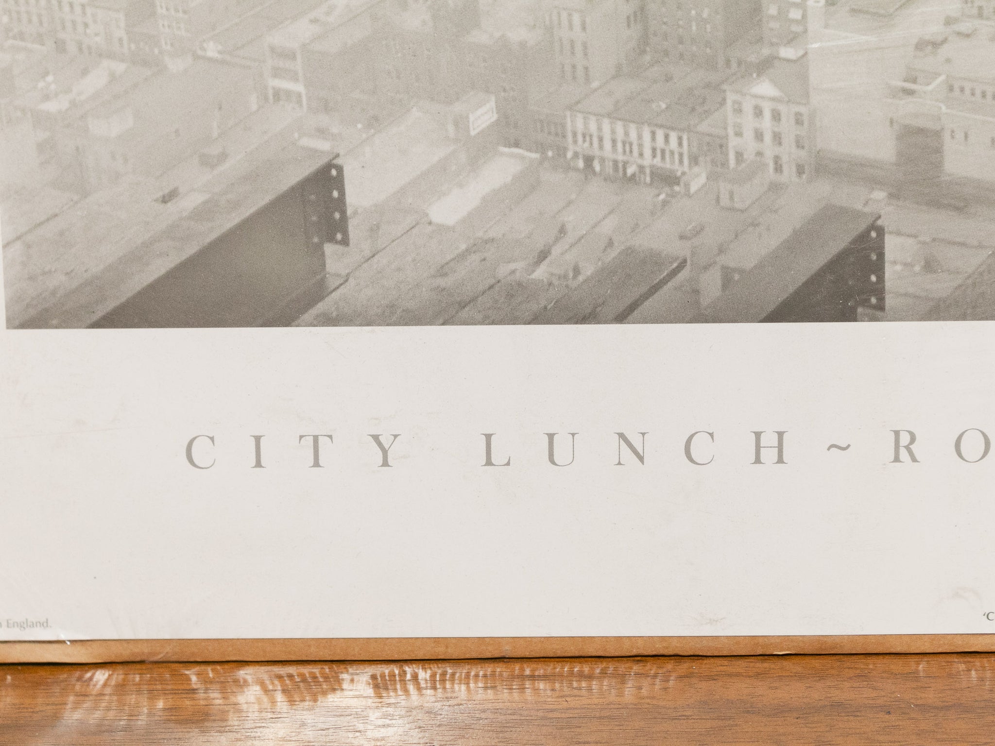 City Lunch Rockefeller Center Poster – Sunbeam Vintage