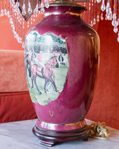 Art Deco Lamp With Horse