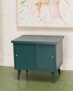 Teal Super Compact Credenza