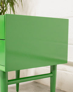 Green Vintage Nightstand