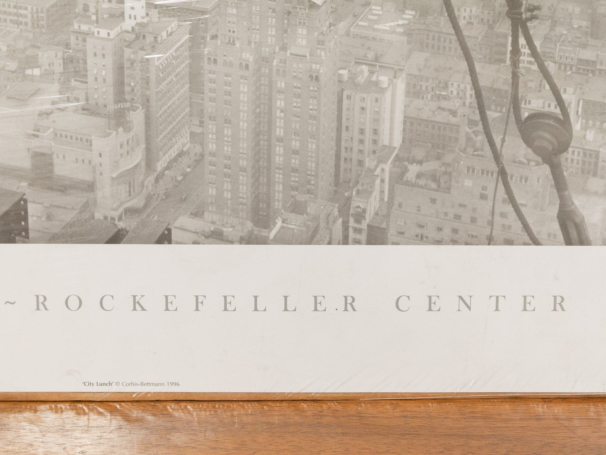 City Lunch Rockefeller Center Poster – Sunbeam Vintage