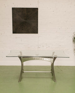 Industrial Post Modern Dining Table