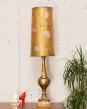 Load image into Gallery viewer, 1960’s Gold Leaf Vintage Table Lamp
