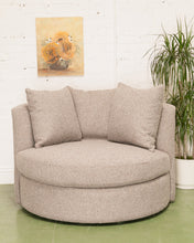 Load image into Gallery viewer, Bianca Swivel Chair in Goodwin Latte
