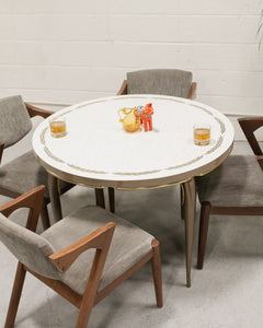 Formica Gold Dining Table
