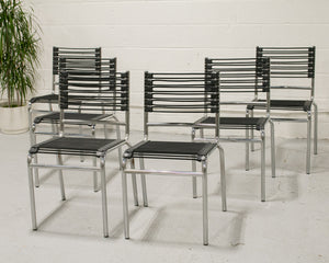 Set of 8 Chrome Chairs