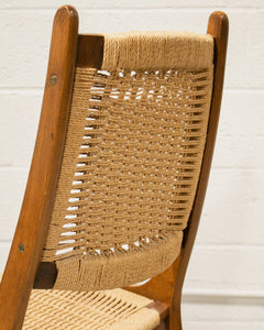 Vintage Chair with Caning