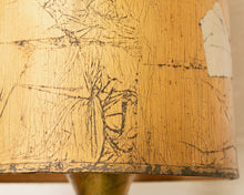 Load image into Gallery viewer, 1960’s Gold Leaf Vintage Table Lamp
