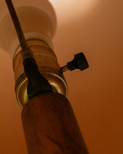 1960’s Gold Leaf Vintage Table Lamp