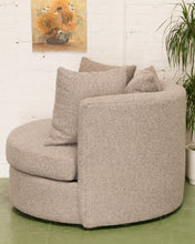 Load image into Gallery viewer, Bianca Swivel Chair in Goodwin Latte
