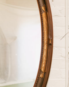 Oval Italian Antique Mirror