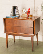 Load image into Gallery viewer, Walnut Single Nightstand by Thomasville
