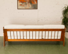 Load image into Gallery viewer, Brazilian 70’s Style Sofa Oak Wood
