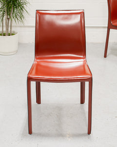 Burgundy Leather Chair