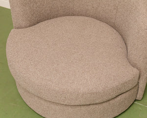 Bianca Swivel Chair in Goodwin Latte