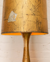 Load image into Gallery viewer, 1960’s Gold Leaf Vintage Table Lamp
