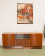 Load image into Gallery viewer, Mcm Walnut Sideboard with Opening
