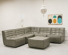 Load image into Gallery viewer, Cantina Quarry Recycled Leather Juno Sofa
