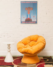 Load image into Gallery viewer, Modern Orange Upholstered Papasan Style Chair

