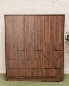 Oliver Brutalist Modern Armoire