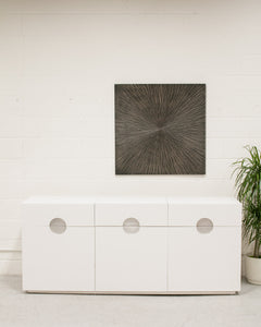 White Sideboard Bar by Willy Rizzo