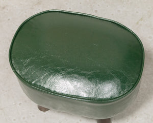 Chunky Green Ottoman