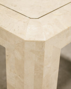 Tessellated Marble Side Table