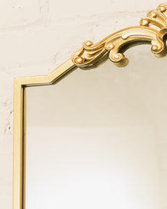 Rectangle Gold Ornate Mirror