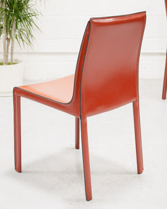 Burgundy Leather Chair