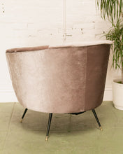 Load image into Gallery viewer, Vintage Silver Lounge Chair
