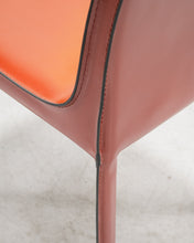 Load image into Gallery viewer, Burgundy Leather Chair
