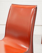 Load image into Gallery viewer, Burgundy Leather Chair
